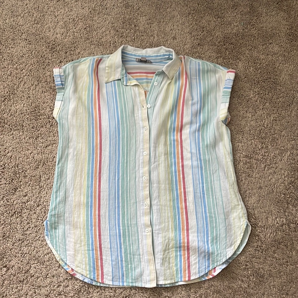 Pastel Rainbow Loft (S) Button Up